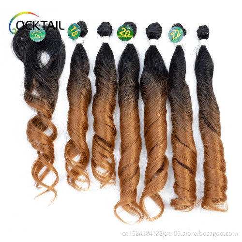 natural protein fiber synthetic hair goods factory, new developed human hair similar fiber